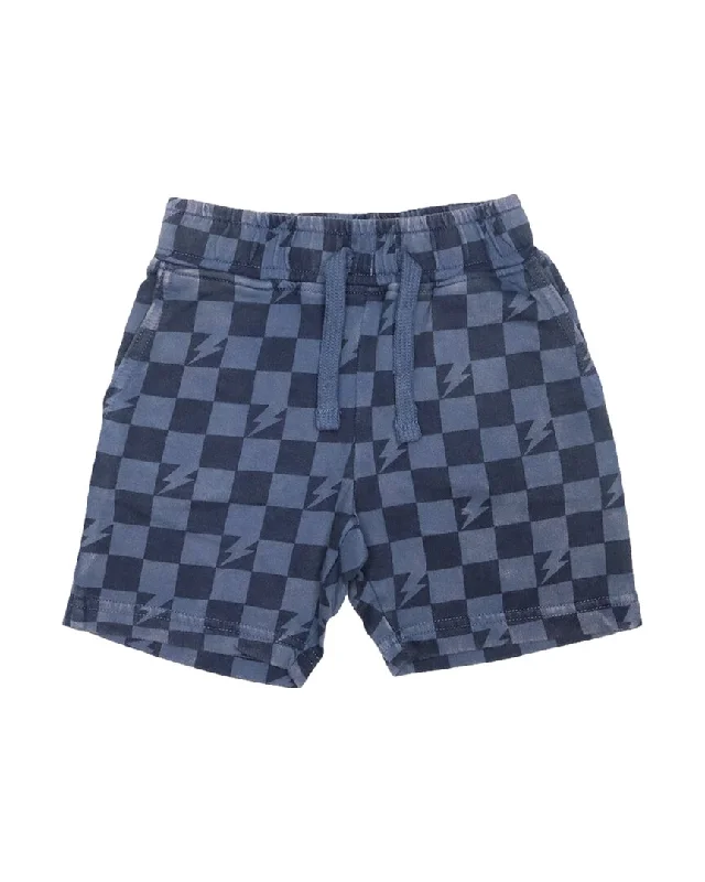 Men's Lightweight Travel and Adventure ShortsMish Mish Check Enzyme Short