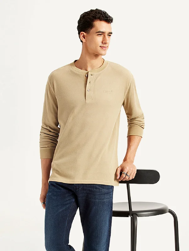 Layered Men's VestsMen's Solid Slim Fit T-shirt