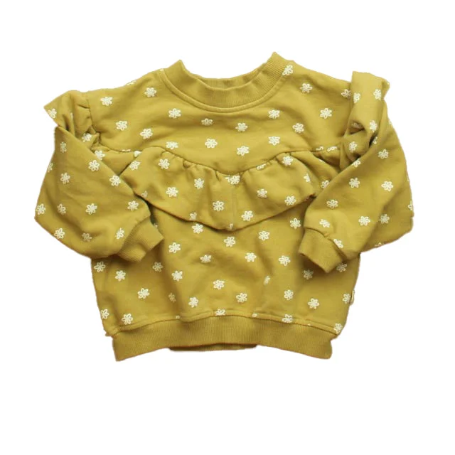 Men's Insulated Shirts for Cold WeatherQuincy Mae Girls Beige Floral Long Sleeve Shirt