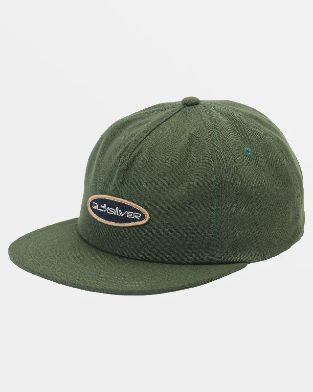 Wide-Brimmed Beach HatsLocked Snapback Hat - Forest