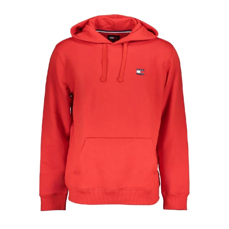 Men's Sweaters with Appliqué DetailsTommy Hilfiger Red Cotton Men's Sweater