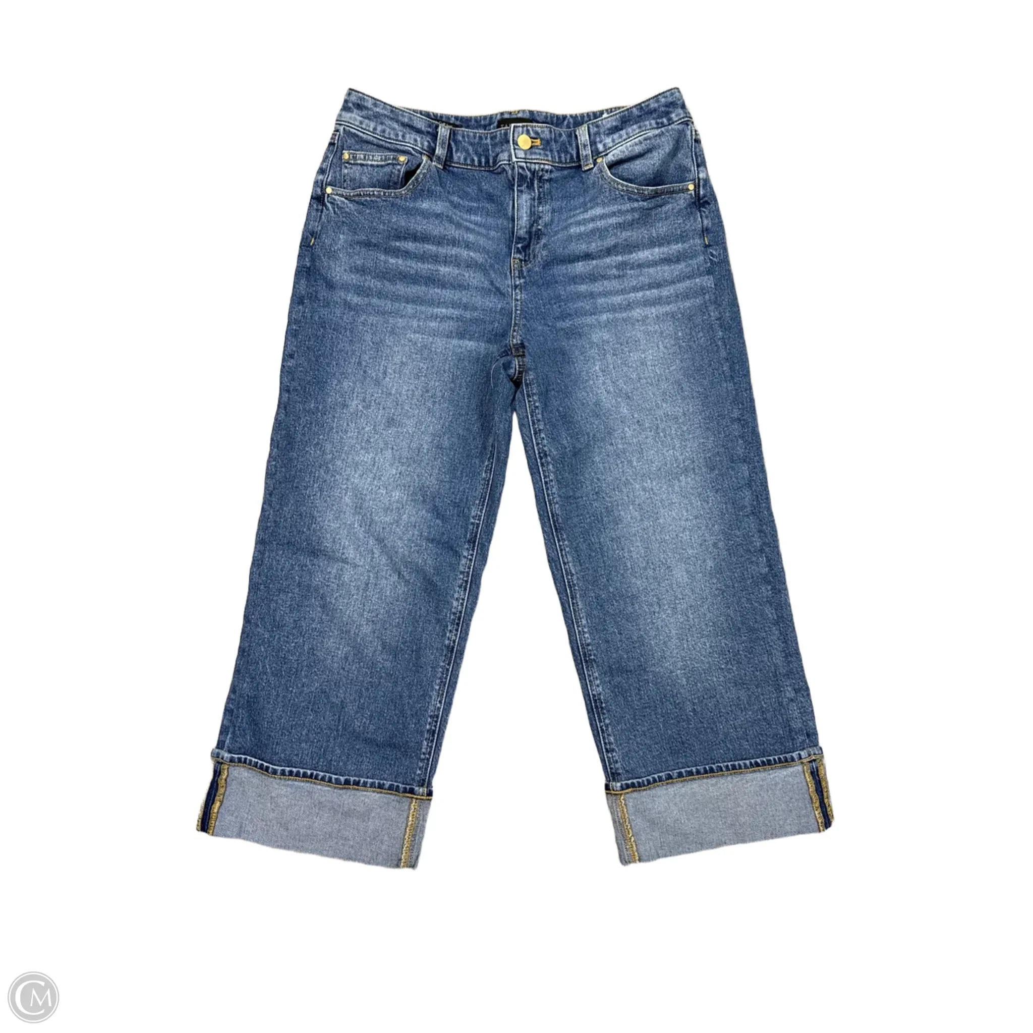 Oversized Relaxed-Fit Men's JeansJeans Straight By Talbots In Blue Denim, Size: 10p