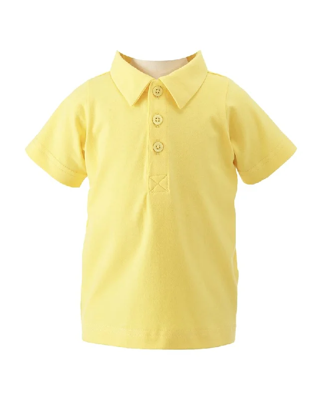 Men's Shirts with Raw-Edge HemlinesRachel Riley Polo Shirt