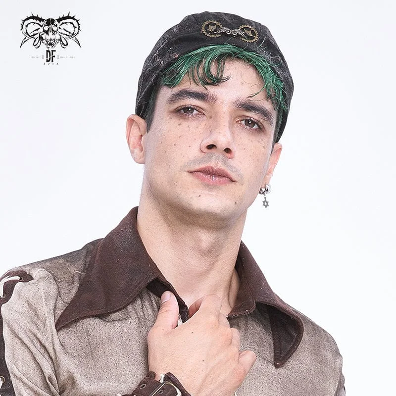 Gentlemen's Fedora HatsMen's Punk Gear Lace-up Beanie