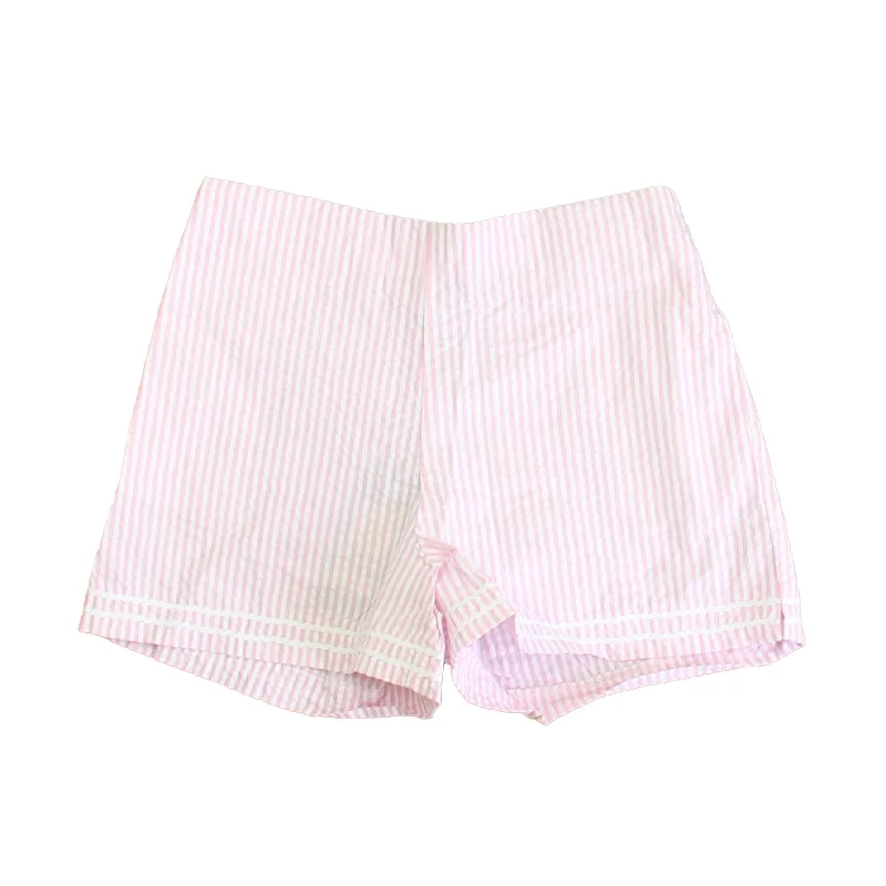 Men's Denim Jean ShortsClassic Prep Girls Pink | White Stripe Shorts
