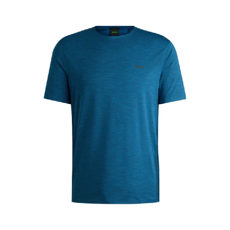 Men's Shirts with Belt LoopsQuick-dry stretch-jersey T-shirt with decorative reflective artwork Men's Shirts with Belt LoopsQuick-dry stretch-jersey T-shirt with decorative reflective artwork