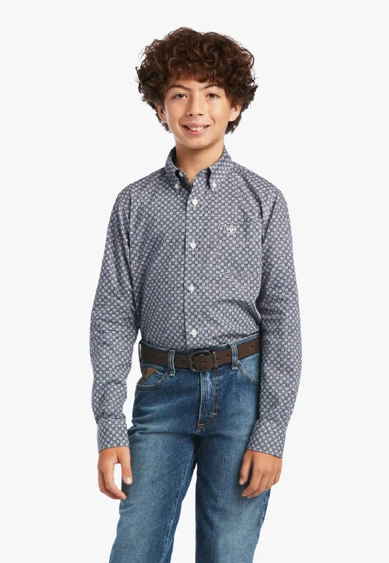 Men's Button-Down Collar Shirts for Staying PolishedAriat Boys Bo Classic Long Sleeve Shirt