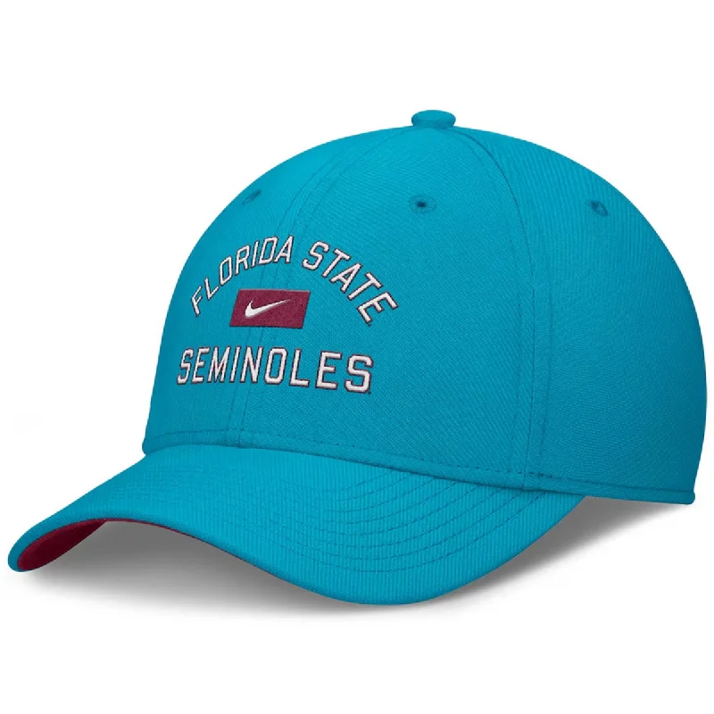 Girls' Beanie HatsNike Men's Florida State Seminoles Swooshflex Rise Cap - Turquoise