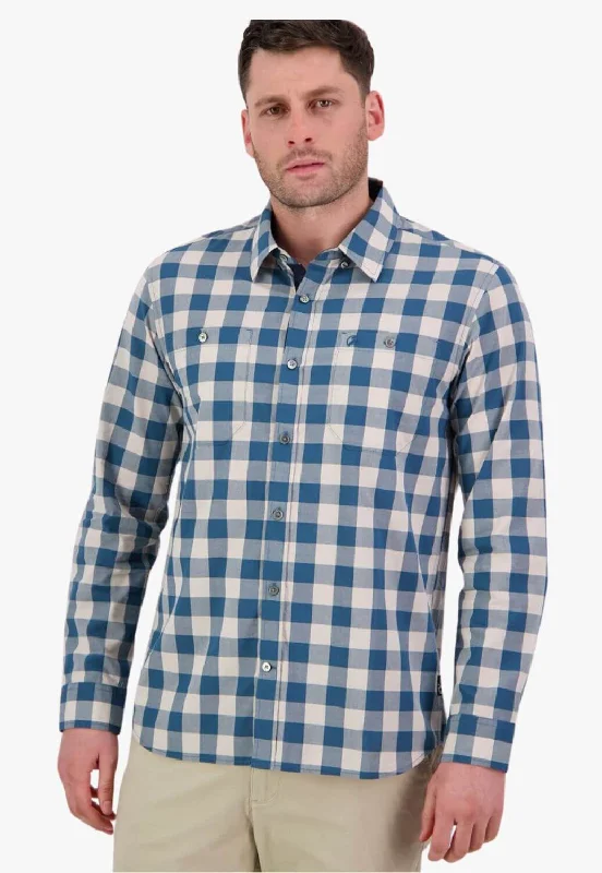 Layered Men's Henley ShirtsSwanndri Mens Matarangi Long Sleeve Shirt