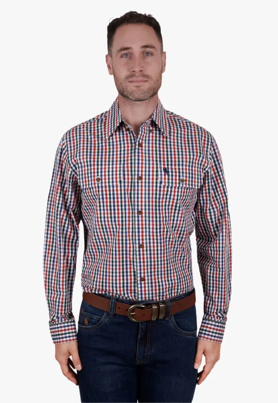 Men's Designer Shirts for a Statement PieceThomas Cook Mens Joel Long Sleeve Shirt