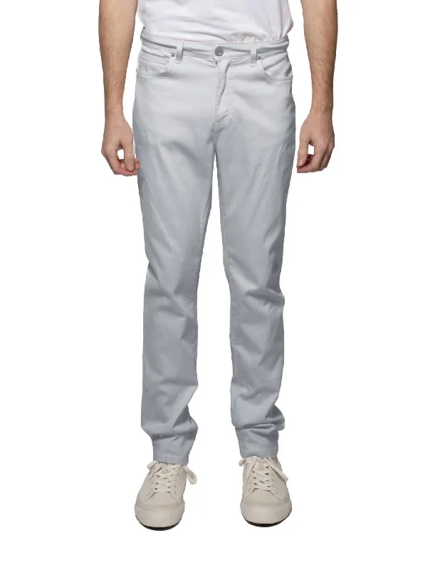 Light Wash Men's JeansBrando Parisian Luxe Jeans In Light Grey