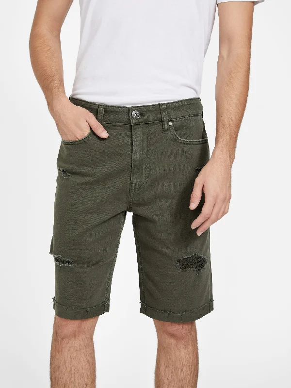 Comfortable Men's Lounge ShortsAbby Straight Denim Shorts