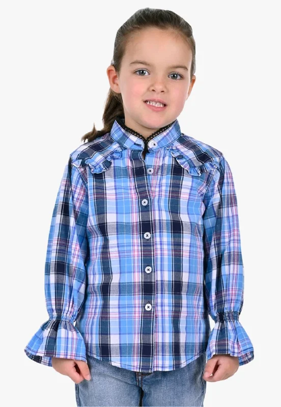 Men's Machine-Washable Shirts for ConveniencePure Western Girls Shilod Long Sleeve Shirt