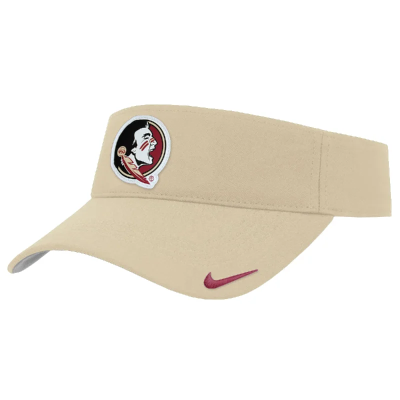 Plain Beanie CapsNike Men's Seminole Logo Adjustable Dri-fit Ace Swoosh Visor - Vegas Gold