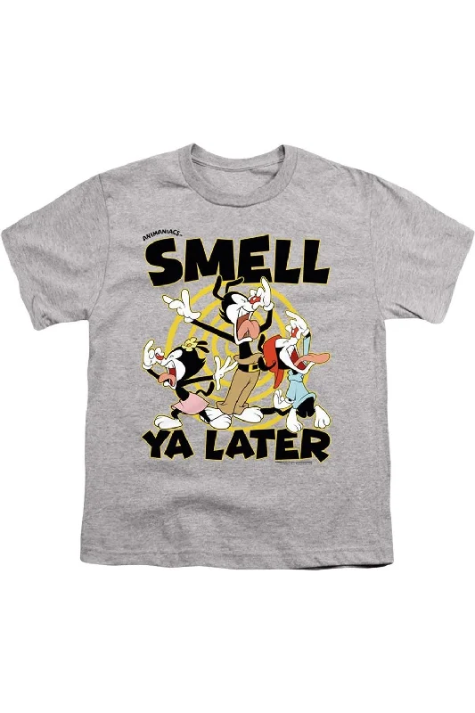 Men's Shirts with Double-Breasted DesignsAnimaniacs Smell Ya Later Short Sleeve Youth Tee / T-Shirt