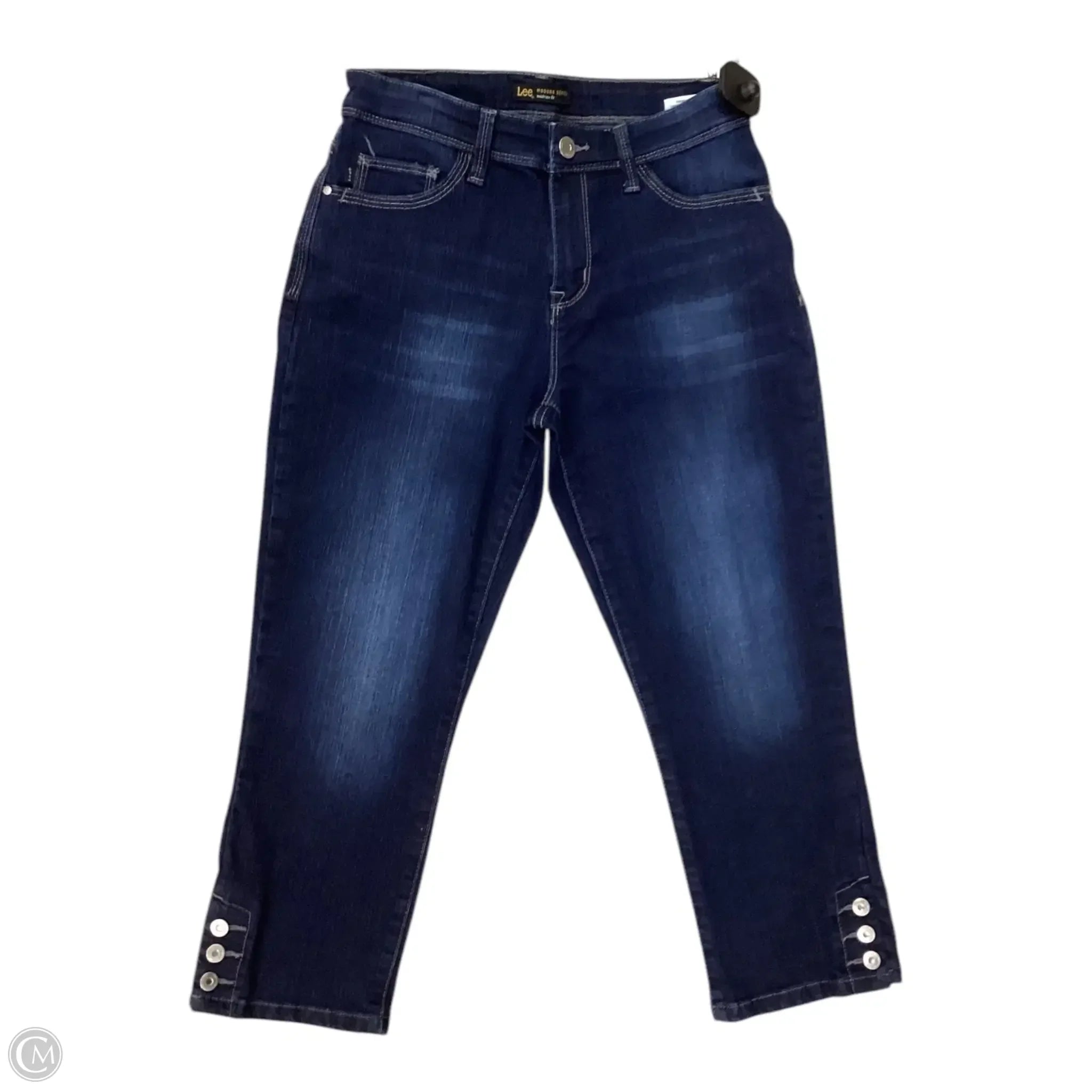 Casual Men's JeansJeans Cropped By Lee In Blue Denim, Size: 4
