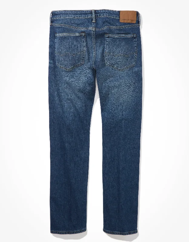 Wash and Wear Men's JeansAE EasyFlex Relaxed Straight Jean