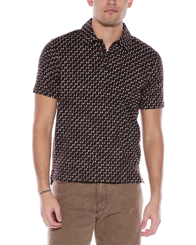 Men's Shirts with Appliquéd Sleevesrag & bone Geo Polo Shirt