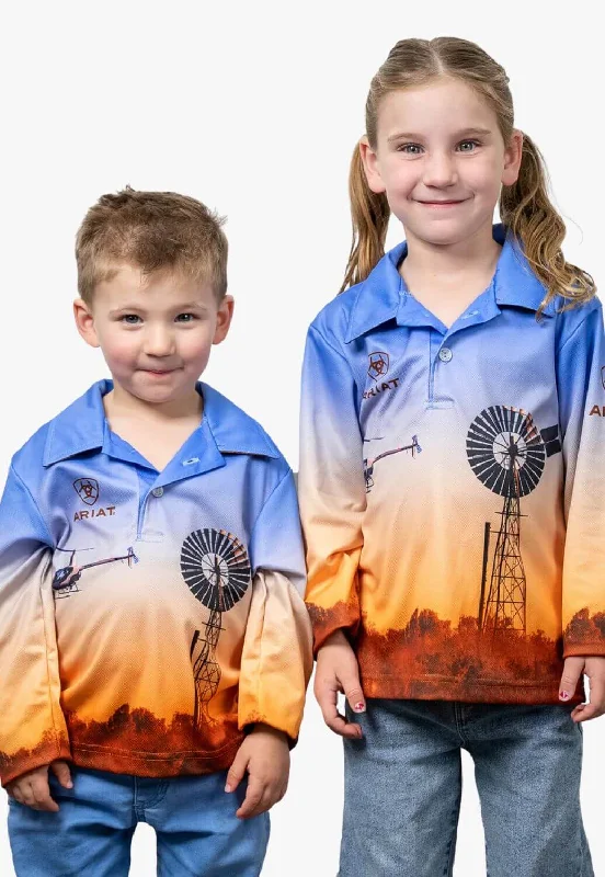 Men's Casual Friday Shirts for Relaxed Office DaysAriat Kids Windmill Fishing Shirt