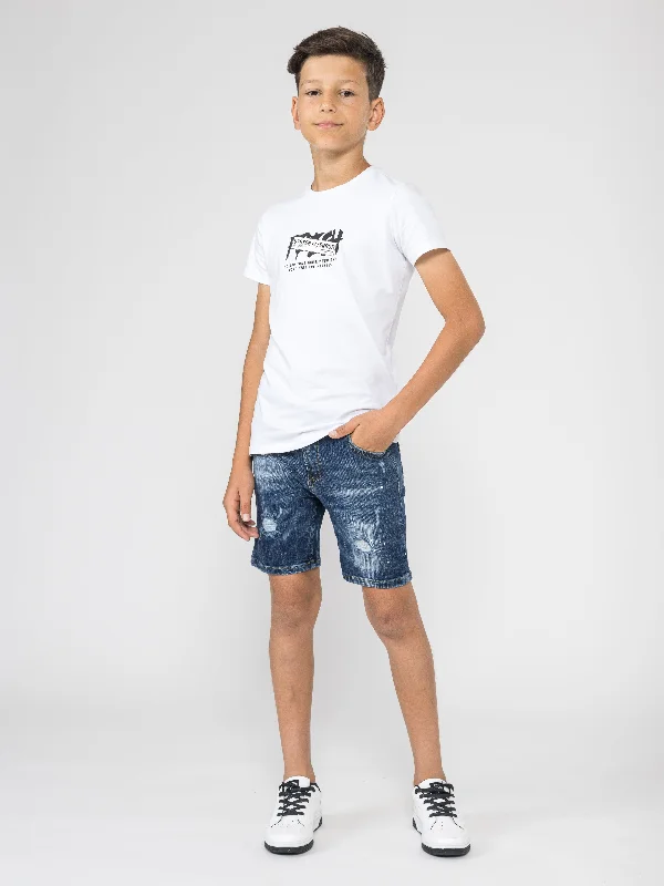 Fashion-Forward Men's Pattern ShortsBoys Jeans Bermuda