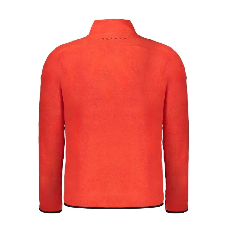 Men's Sweaters with Shawl CollarsNorway 1963 Red Polyester Men Men's Sweater