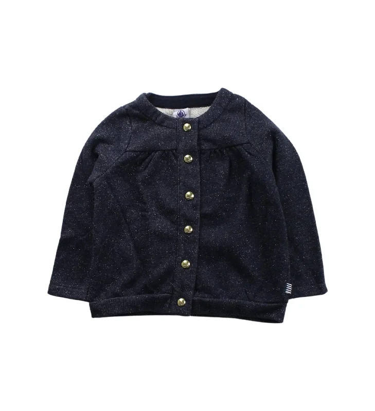 Warm Men's Hooded SweatersPetit Bateau Cardigan 2T