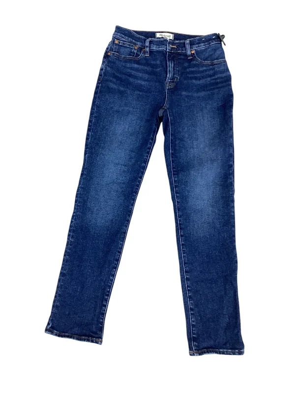 Jeans for Men with Skinny LegsJeans Designer By Madewell In Blue Denim, Size: 4