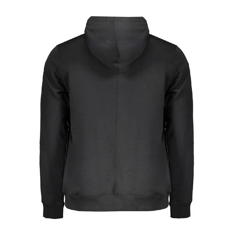 Men's Sweaters with Built-In ScarvesCalvin Klein Black Polyester Men's Sweater