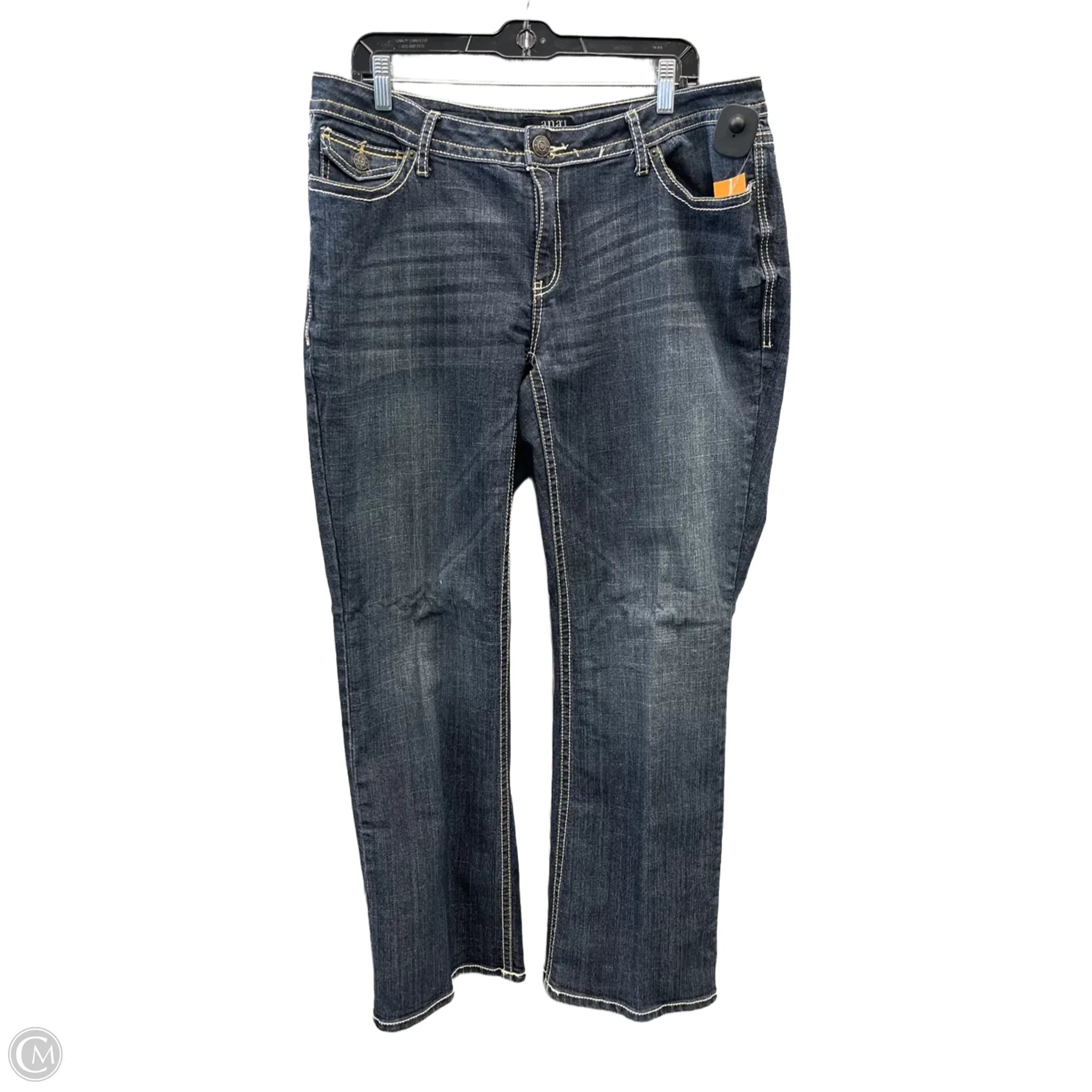 High-Waisted Men's JeansJeans Flared By Ana In Black, Size: 16