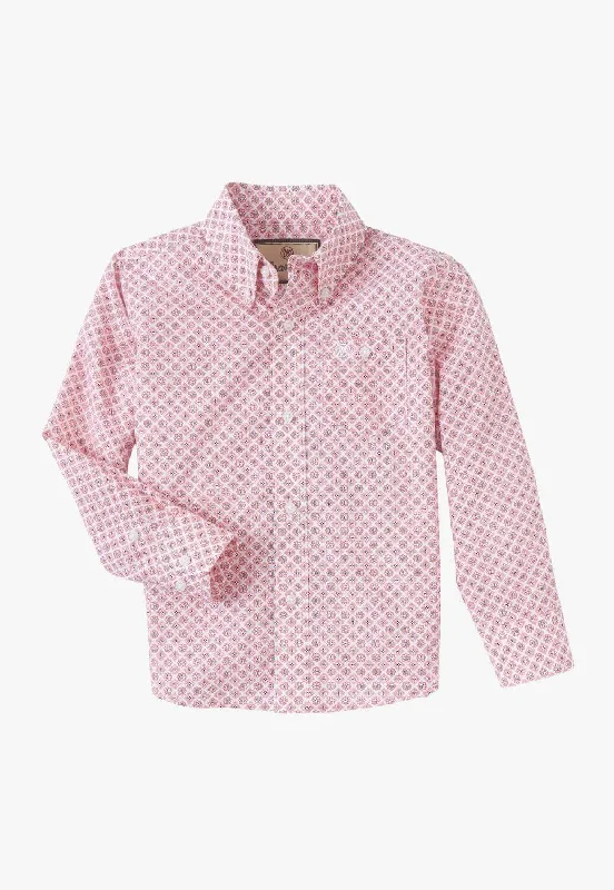 Men's Henley T-Shirts for a Casual TwistWrangler Boys Classic Long Sleve Shirt