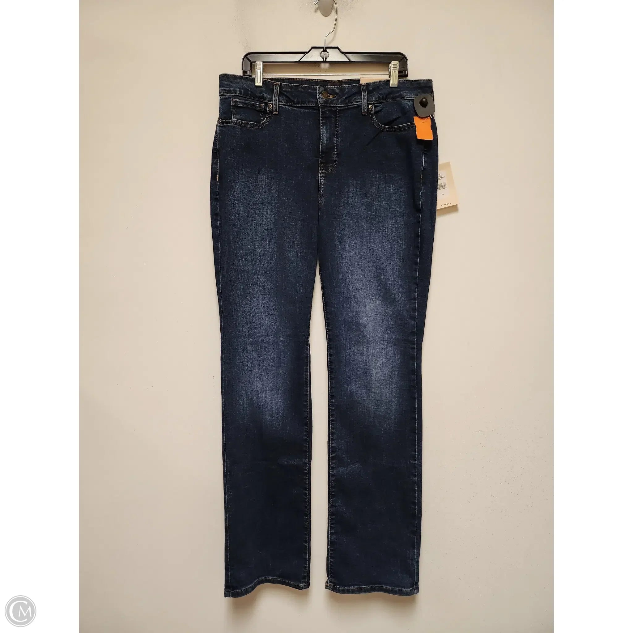 Dark Indigo Men's JeansJeans Skinny By Not Your Daughters Jeans In Blue Denim, Size: 14