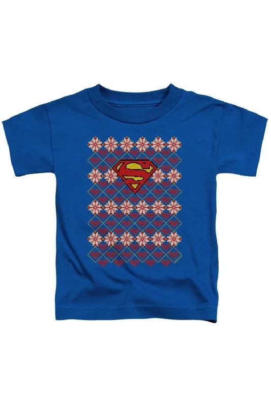 Men's Shirts for HikingSuperman Superman Christmas Sweater Short Sleeve Juvenile Tee / T-Shirt