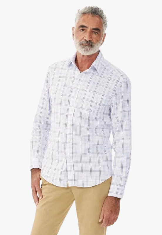 Men's Stain-Resistant Shirts for Mess-Free WearR.M. Williams Mens Collins Long Sleeve Shirt