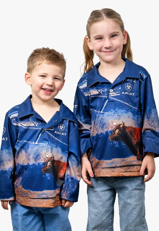 Men's Camping Shirts for Outdoor AdventuresAriat Kids Bullcatcher Fishing Shirt