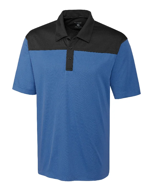 Men's Shirts with Ruffled HemlinesClique Men's Parma Colorblock Polo Shirt