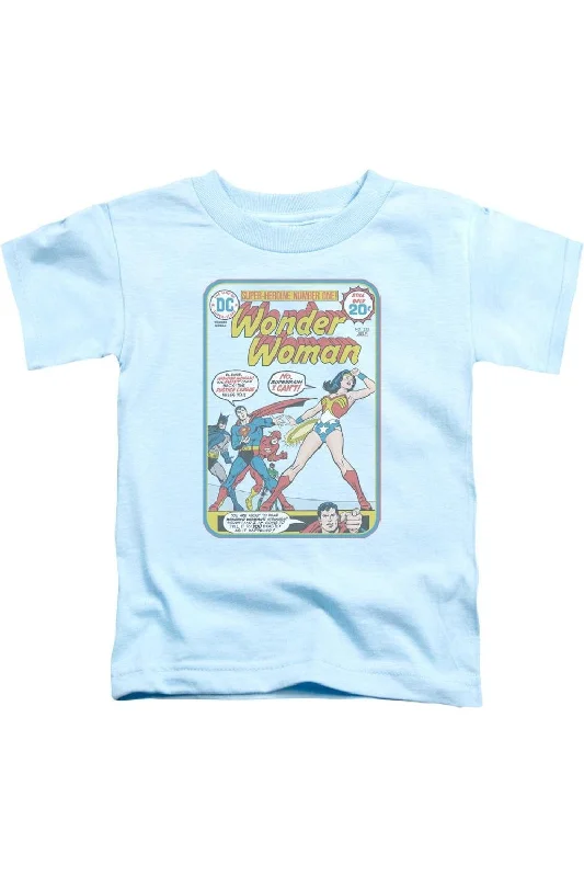 Breathable Men's Mesh TopsJustice League of America Wonder Woman #212 Cover Short Sleeve Juvenile Tee / T-Shirt