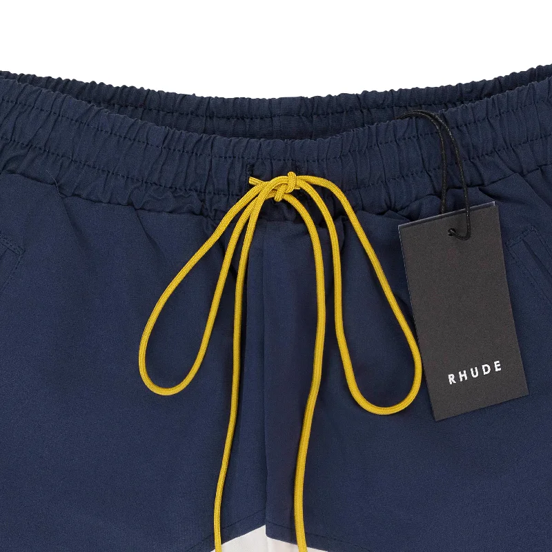 Weather-Resistant Men's Adventure and Travel ShortsYACHTING NAVY/CREAM SHORTS