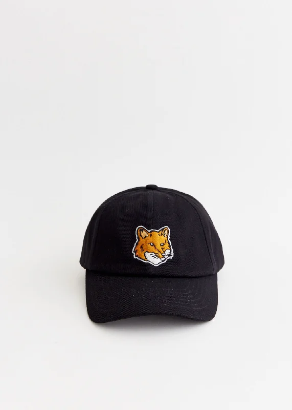 Adjustable Baseball Caps for KidsLarge Fox Head Six Panel Cap
