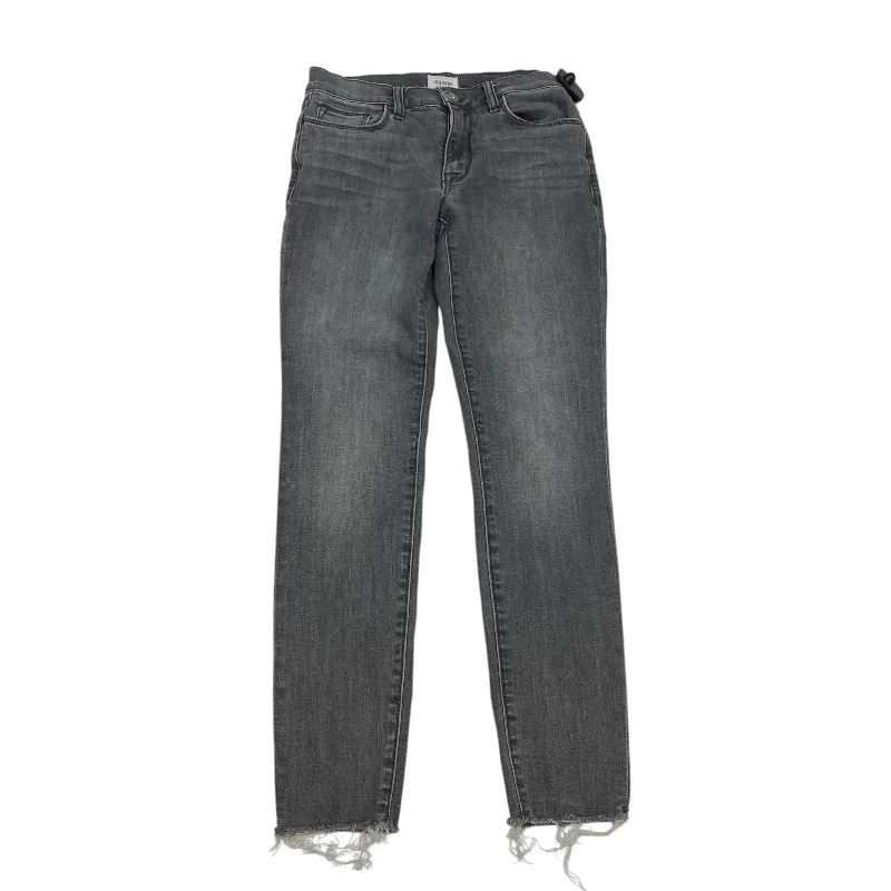 Men's Jeans with a Distressed LookJeans Designer By Hudson In Grey, Size: 6