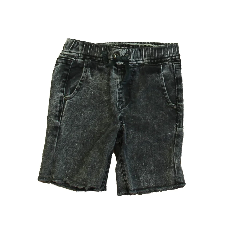 Men's Cool and Breathable Linen Summer ShortsHudson Boys Black Jean Shorts