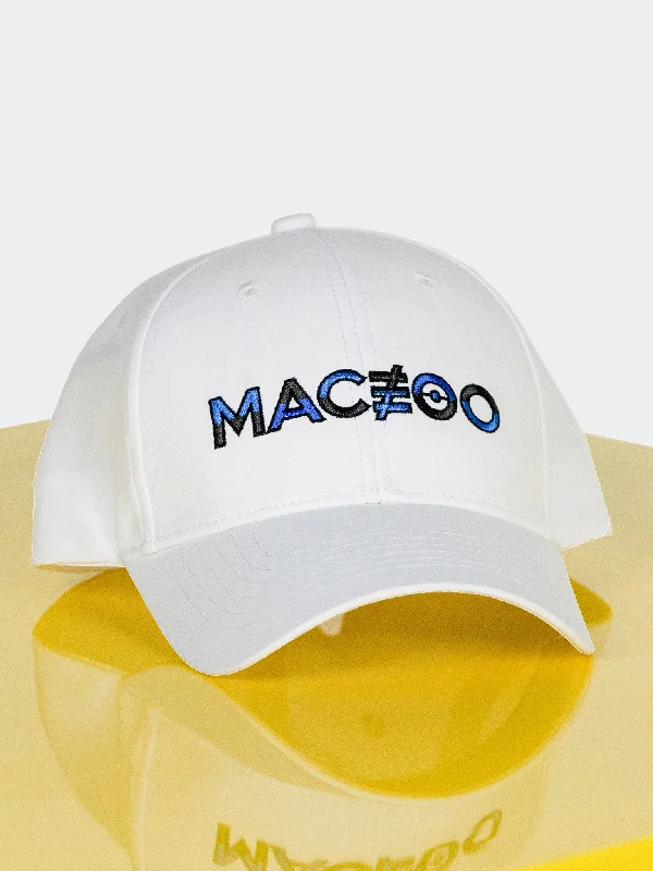 Oversized Bucket HatsHat Logo White
