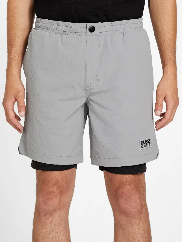 Creative and Unique Men's Patterned Fashion ShortsRodney Layered Shorts