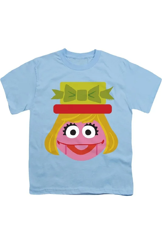 Men's Shirts with Graphic SleevesSesame Street Christmas Nutcracker Prairie Dawn Short Sleeve Youth Tee / T-Shirt