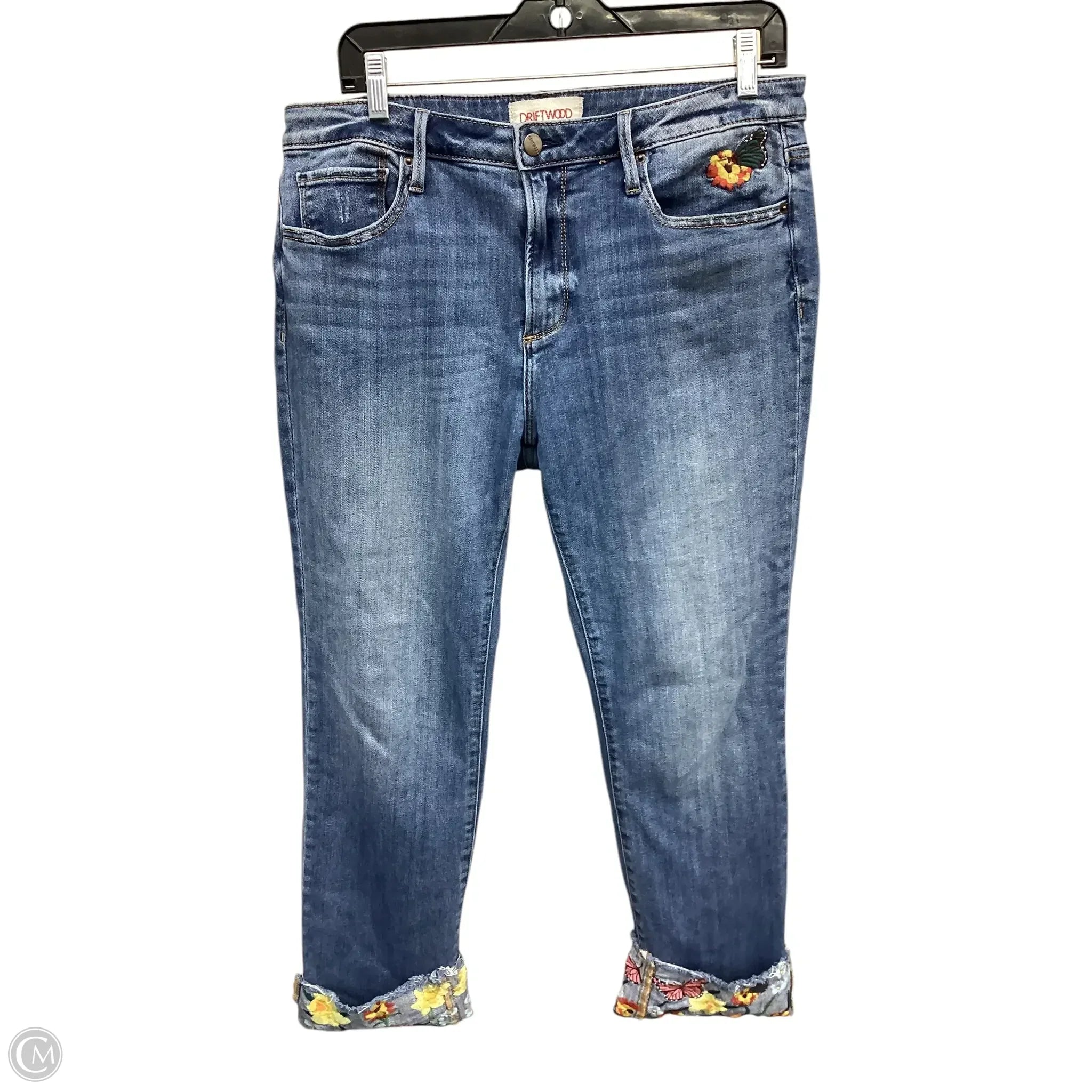 Casual Ripped Men's JeansJeans Boyfriend By Driftwood In Blue Denim, Size: 10