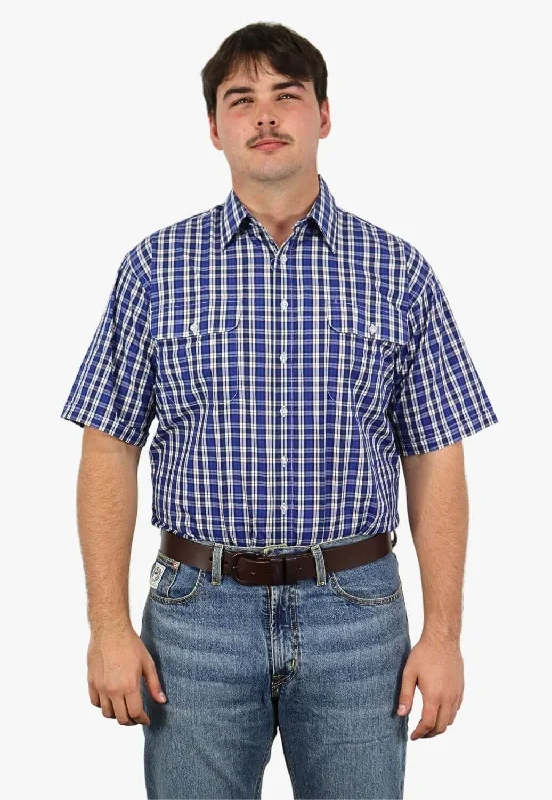 Men's Long-Sleeve Shirts for Year-Round WearBisley Mens Short Sleeve Shirt