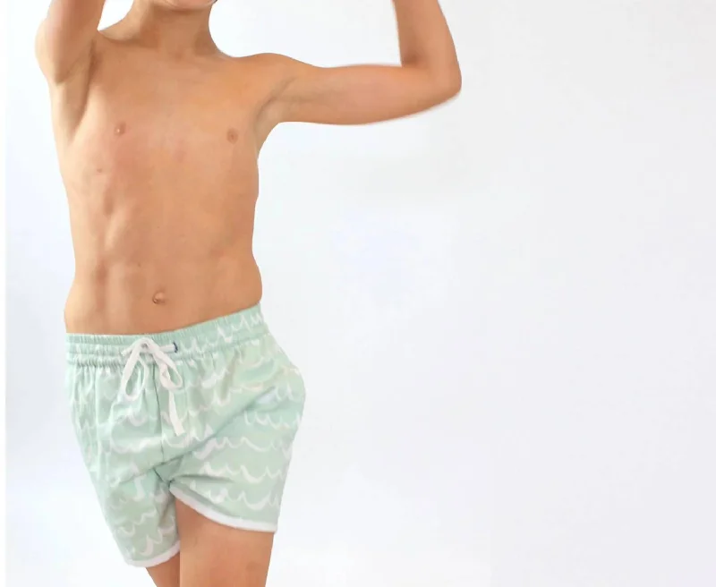 Short-Inseam Men's Dress and Casual PantsSea Short In Wave Seafoam