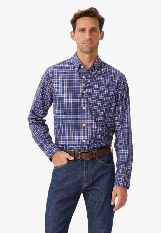 Stylish Men's Graphic T-ShirtsR.M. Williams Mens Regular Long Sleeve Shirt