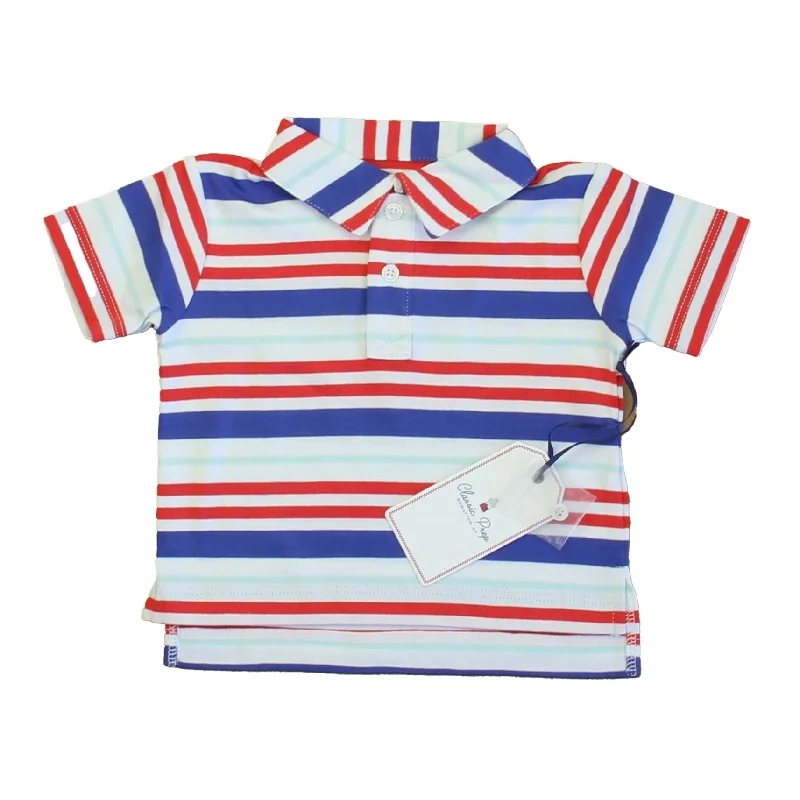 Men's Shirts with French CuffsClassic Prep Boys Bittersweet Multistripe Polo Shirt