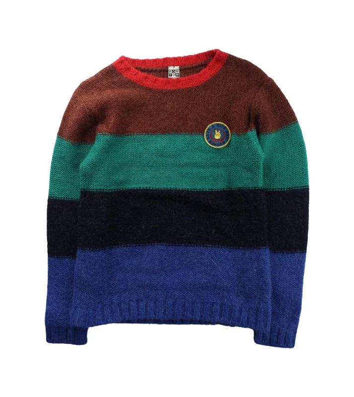 Cozy Men's Cable-Knit SweatersBonton Knit Sweater 12Y