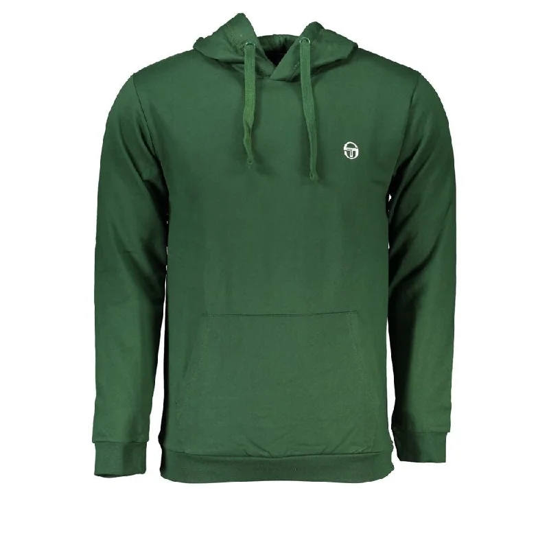 Men's Sweaters for Winter SportsSergio Tacchini Green Cotton Men's Sweater